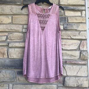 Buckle mauve tank